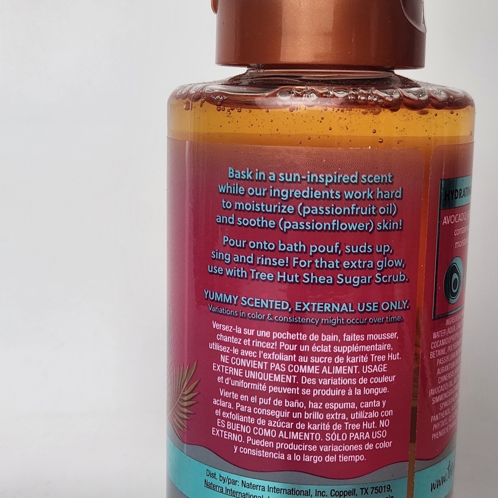 Tree Hut Passion Fruit Sol Foaming Gel Wash 18 Fl Oz New - Picture 4 of 4